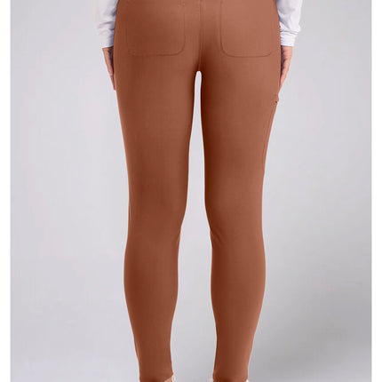 Cherokee Form Mid Rise Tapered Leg Drawstring Pant CK095 - Caffè Mocha