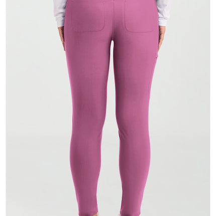 Cherokee Form Mid Rise Tapered Leg Drawstring Pant CK095 - Dusty Mauve