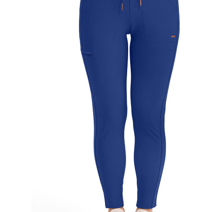 Cherokee Form Mid Rise Tapered Leg Drawstring Pant CK095 - Galaxy Blue