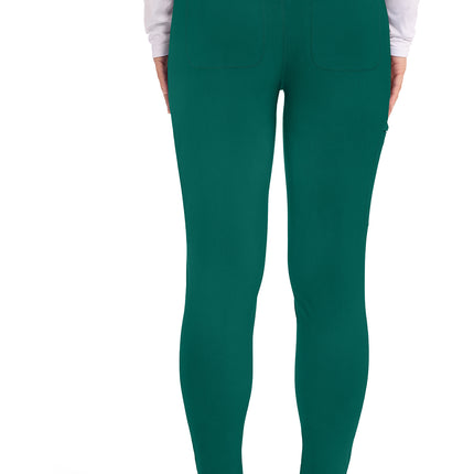 Cherokee Form Mid Rise Tapered Leg Drawstring Pant CK095 - Hunter Green
