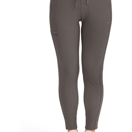 Cherokee Form Mid Rise Tapered Leg Drawstring Pant CK095 - Iron