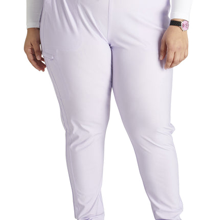 Cherokee Form Mid Rise Tapered Leg Drawstring Pant CK095 - Lavender Haze