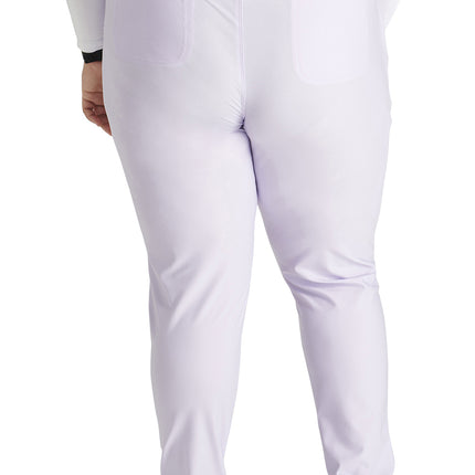Cherokee Form Mid Rise Tapered Leg Drawstring Pant CK095 - Lavender Haze