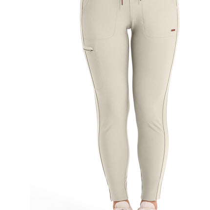 Cherokee Form Mid Rise Tapered Leg Drawstring Pant CK095 - Summer Sand