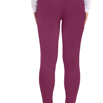 Cherokee Form Mid Rise Tapered Leg Drawstring Pant CK095 - Wine