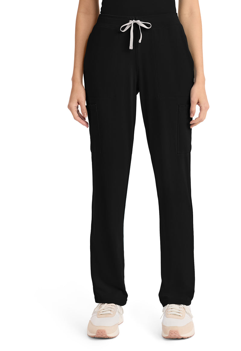 Cherokee Achieve Women's 5-Pocket Straight Leg Pant CK096 - Black