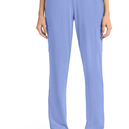 Cherokee Achieve Women's 5-Pocket Straight Leg Pant CK096 - Ciel