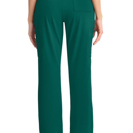 Cherokee Achieve Women's 5-Pocket Straight Leg Pant CK096 - HUNTER