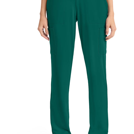 Cherokee Achieve Women's 5-Pocket Straight Leg Pant CK096 - HUNTER