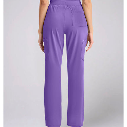 Cherokee Achieve Women's 5-Pocket Straight Leg Pant CK096 - Lilac Bloom