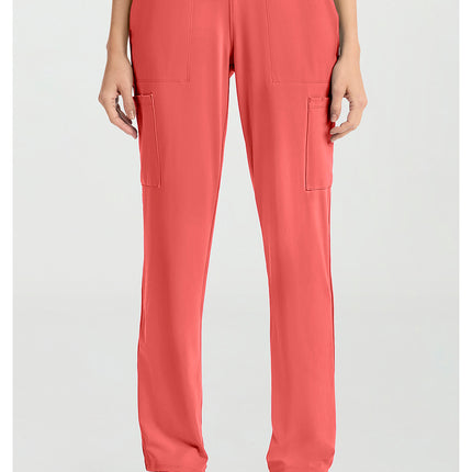 Cherokee Achieve Women's 5-Pocket Straight Leg Pant CK096 - True Coral