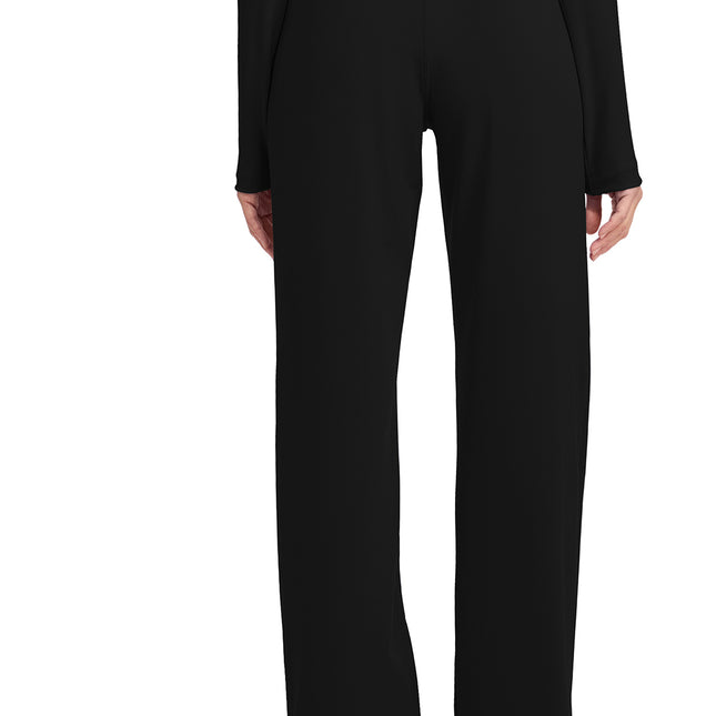 Cherokee Achieve Women's 3-Pocket Wide Leg Pant CK162 - Black