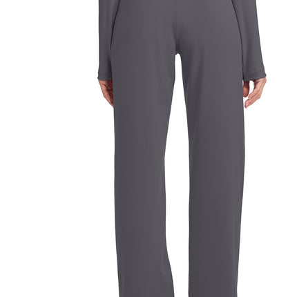 Cherokee Achieve Women's 3-Pocket Wide Leg Pant CK162 - Pewter