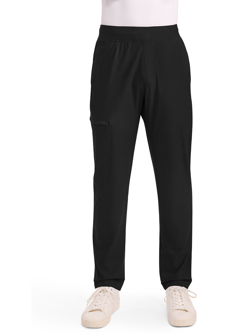 Cherokee Form Men's Tapered Leg Pull-on Pant CK185 - Black