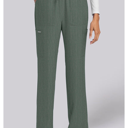 Cherokee Workwear Originals Ultra Straight Leg Trouser Pant CK272AV - Heather Forest Moss