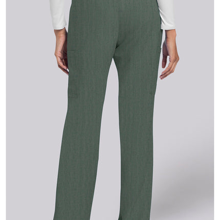 Cherokee Workwear Originals Ultra Straight Leg Trouser Pant CK272AV - Heather Forest Moss