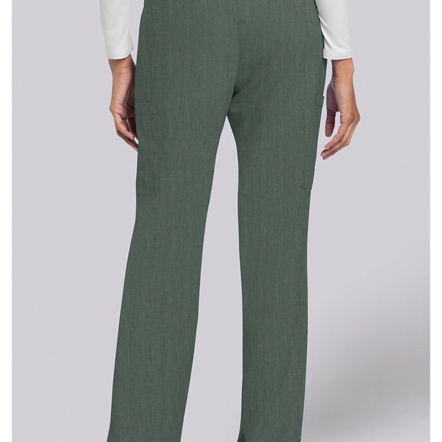 Cherokee Workwear Originals Ultra Straight Leg Trouser Pant CK272AV - Heather Forest Moss