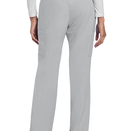 Cherokee Workwear Originals Ultra Mid Rise Drawstring Trouser Cargo Pant CK272A - Grey