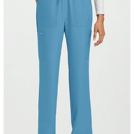 Cherokee Workwear Originals Ultra Mid Rise Drawstring Trouser Cargo Pant CK272A - Heritage Blue