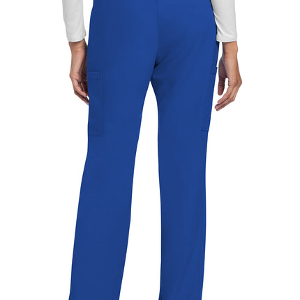 Cherokee Workwear Originals Ultra Mid Rise Drawstring Trouser Cargo Pant CK272A - Royal