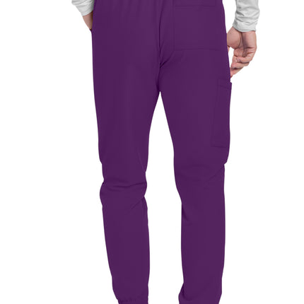 Cherokee Workwear Originals Ultra Men's Mid Rise Jogger CK278A - Eggplant