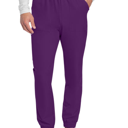 Cherokee Workwear Originals Ultra Men's Mid Rise Jogger CK278A - Eggplant