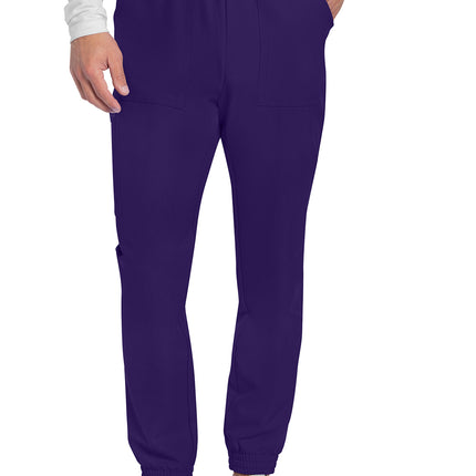 Cherokee Workwear Originals Ultra Men's Mid Rise Jogger CK278A - Grape