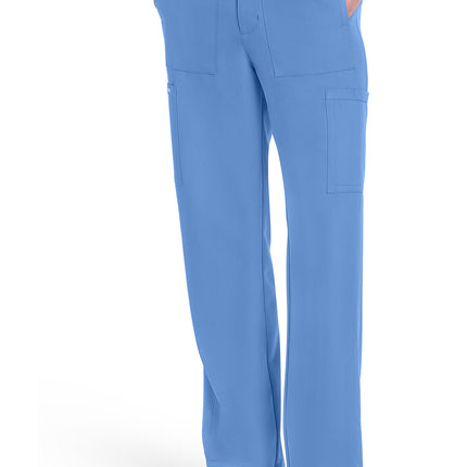 Cherokee Workwear Originals Ultra Men's Mid Rise Zip Fly Straight Leg Pant CK279A - Ciel Blue