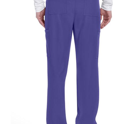 Cherokee Workwear Originals Ultra Men's Mid Rise Zip Fly Straight Leg Pant CK279A - Grape