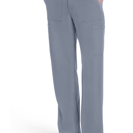 Cherokee Workwear Originals Ultra Men's Mid Rise Zip Fly Straight Leg Pant CK279A - Grey