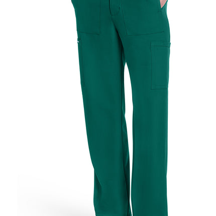 Cherokee Workwear Originals Ultra Men's Mid Rise Zip Fly Straight Leg Pant CK279A - Hunter Green
