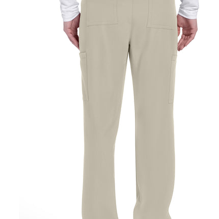 Cherokee Workwear Originals Ultra Men's Mid Rise Zip Fly Straight Leg Pant CK279A - Khaki