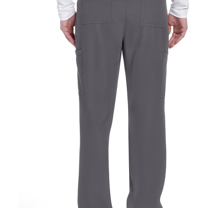 Cherokee Workwear Originals Ultra Men's Mid Rise Zip Fly Straight Leg Pant CK279A - Pewter