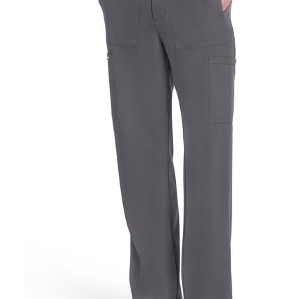 Cherokee Workwear Originals Ultra Men's Mid Rise Zip Fly Straight Leg Pant CK279A - Pewter