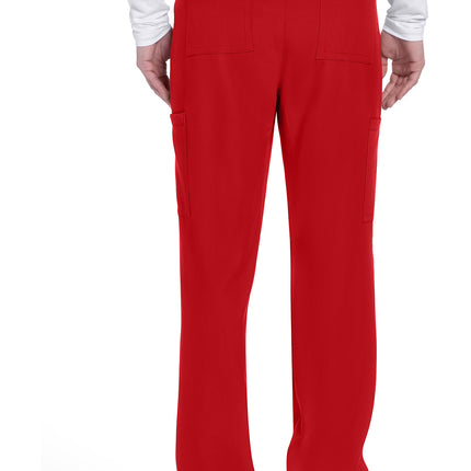 Cherokee Workwear Originals Ultra Men's Mid Rise Zip Fly Straight Leg Pant CK279A - RED
