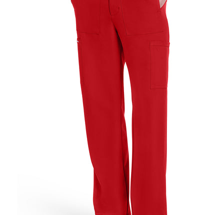 Cherokee Workwear Originals Ultra Men's Mid Rise Zip Fly Straight Leg Pant CK279A - RED