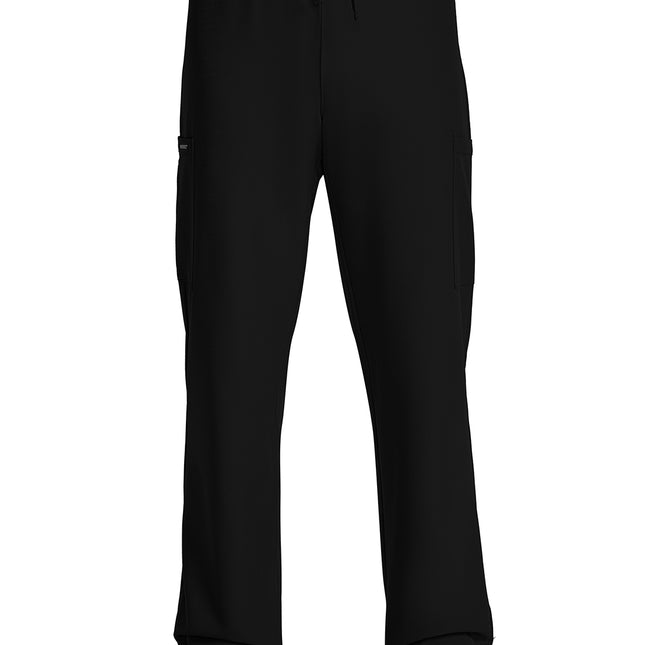 Cherokee Workwear Originals Ultra Unisex Mid Rise Drawstring Straight Pant CK280A - Black