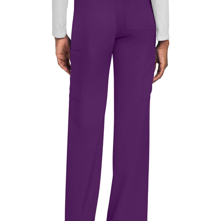 Cherokee Workwear Originals Ultra Unisex Mid Rise Drawstring Straight Pant CK280A - Eggplant