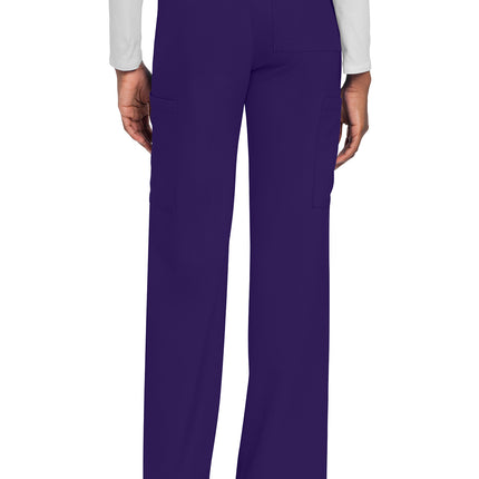 Cherokee Workwear Originals Ultra Unisex Mid Rise Drawstring Straight Pant CK280A - Grape
