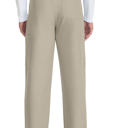 Cherokee Workwear Originals Ultra Unisex Mid Rise Drawstring Straight Pant CK280A - Khaki