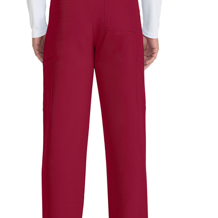 Cherokee Workwear Originals Ultra Unisex Mid Rise Drawstring Straight Pant CK280A - RED