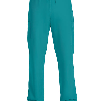 Cherokee Workwear Originals Ultra Unisex Mid Rise Drawstring Straight Pant CK280A - Teal Blue