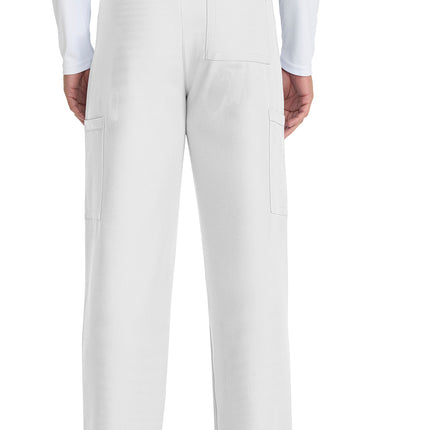 Cherokee Workwear Originals Ultra Unisex Mid Rise Drawstring Straight Pant CK280A - White