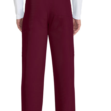 Cherokee Workwear Originals Ultra Unisex Mid Rise Drawstring Straight Pant CK280A - Wine