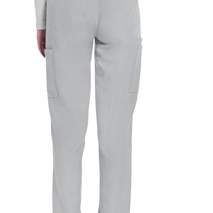 Cherokee Workwear Originals Ultra Mid Rise Pull-on Slim Leg Cargo Pant CK281A - Grey