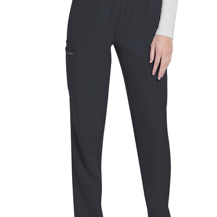 Cherokee Workwear Originals Ultra Mid Rise Pull-on Slim Leg Cargo Pant CK281A - Pewter