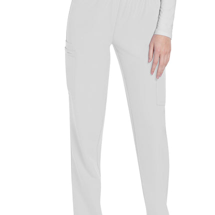 Cherokee Workwear Originals Ultra Mid Rise Pull-on Slim Leg Cargo Pant CK281A - White