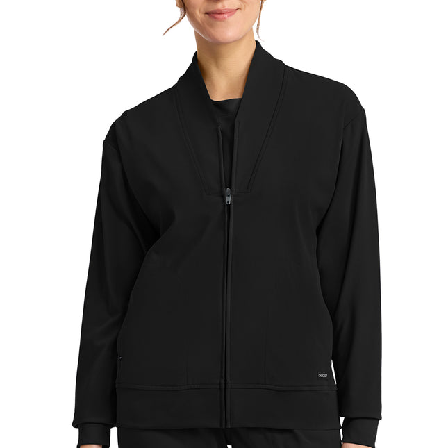 Cherokee Achieve Women's Zip-Up Warm-Up Jacket CK353 - Black
