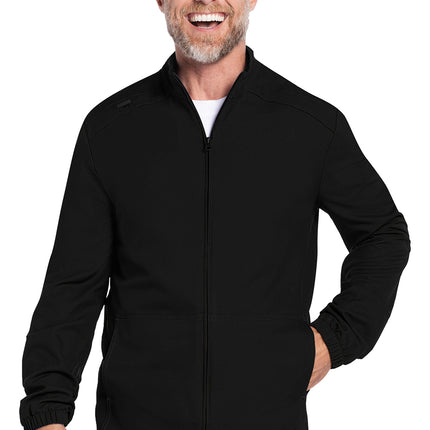 Cherokee Workwear Originals Ultra Men's Zip Front Jacket CK359A - Black