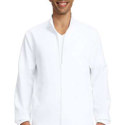 Cherokee Workwear Originals Ultra Men's Zip Front Jacket CK359A - White